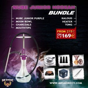 Nube Junior Purple Hookah Bundle