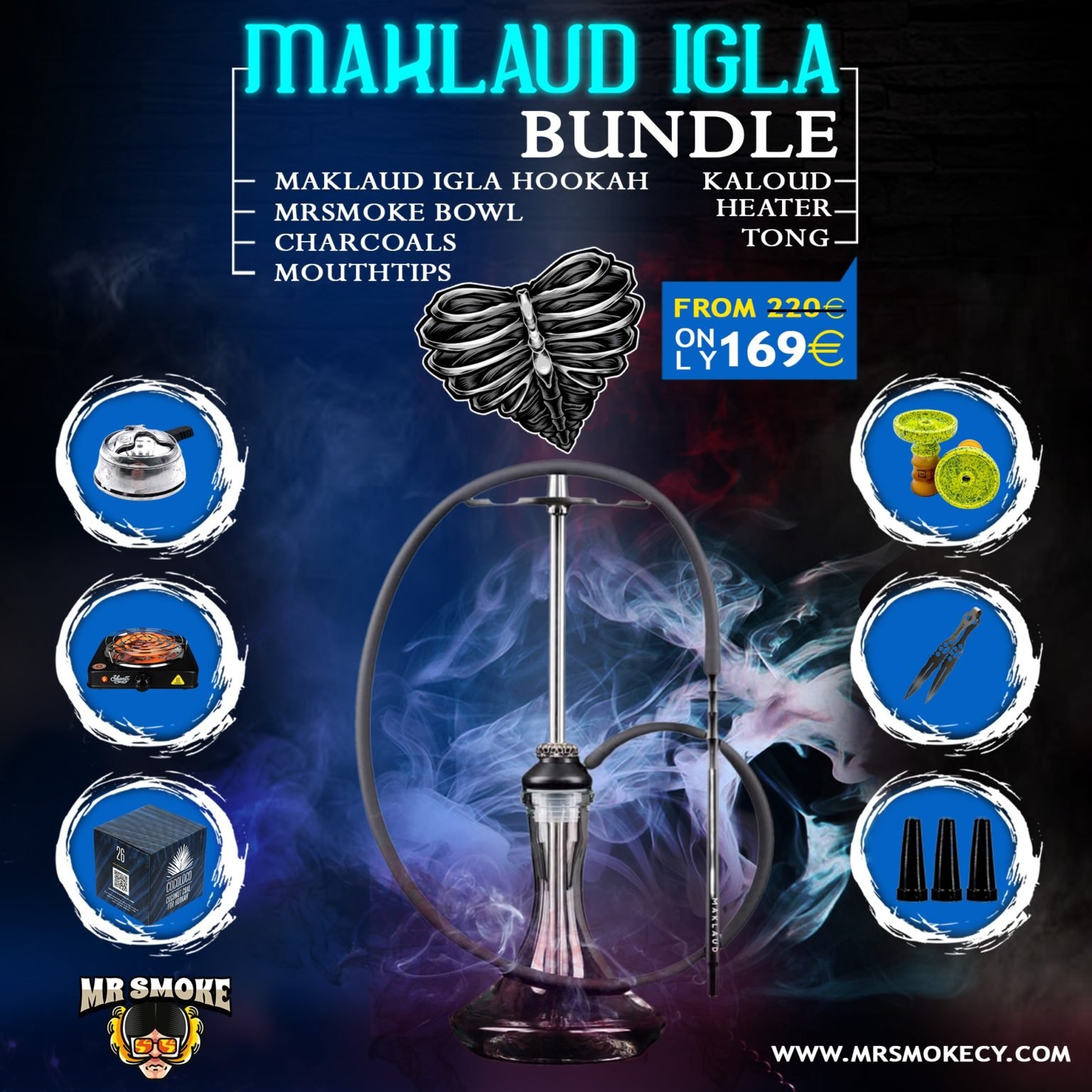 maklaud-igla-hookah-bundle-mr-smoke