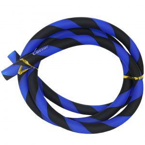 Silicone hose - Matt Striped - Blue / Black