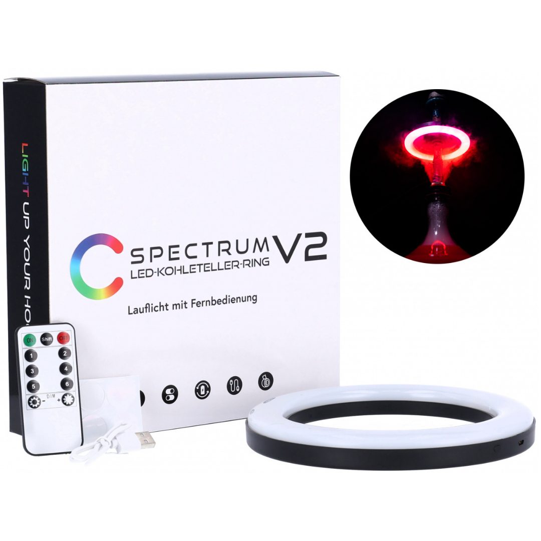 Spectrum V2 LED charcoal plate UFO ring